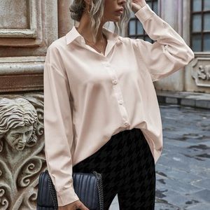 Peach dress shirt